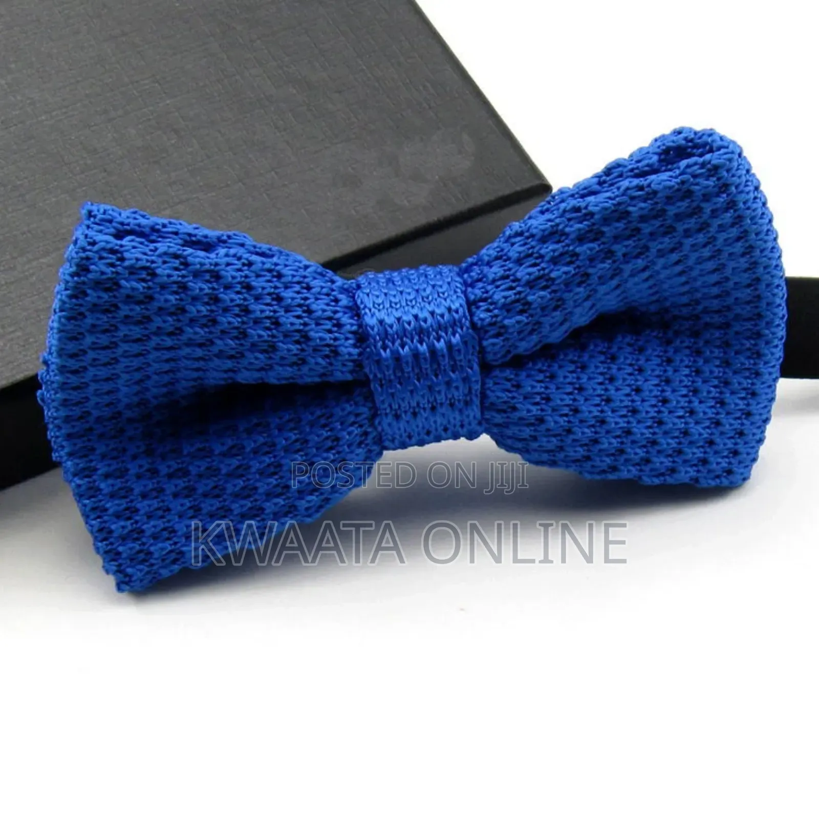 Men Solid Knitted Pre-Tied Bowtie Formal Party Bow Tie