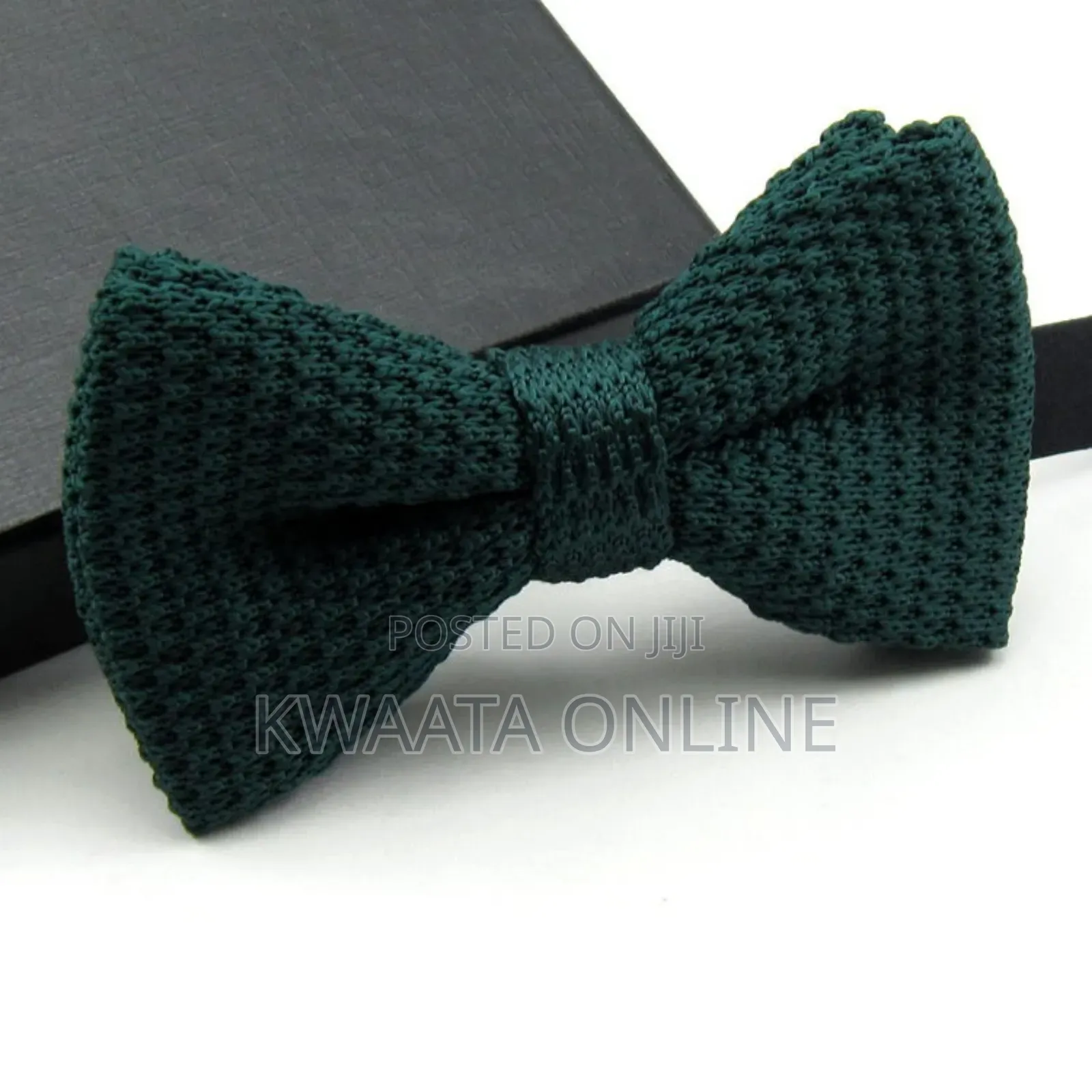 Men Solid Knitted Pre-Tied Bowtie Formal Party Bow Tie