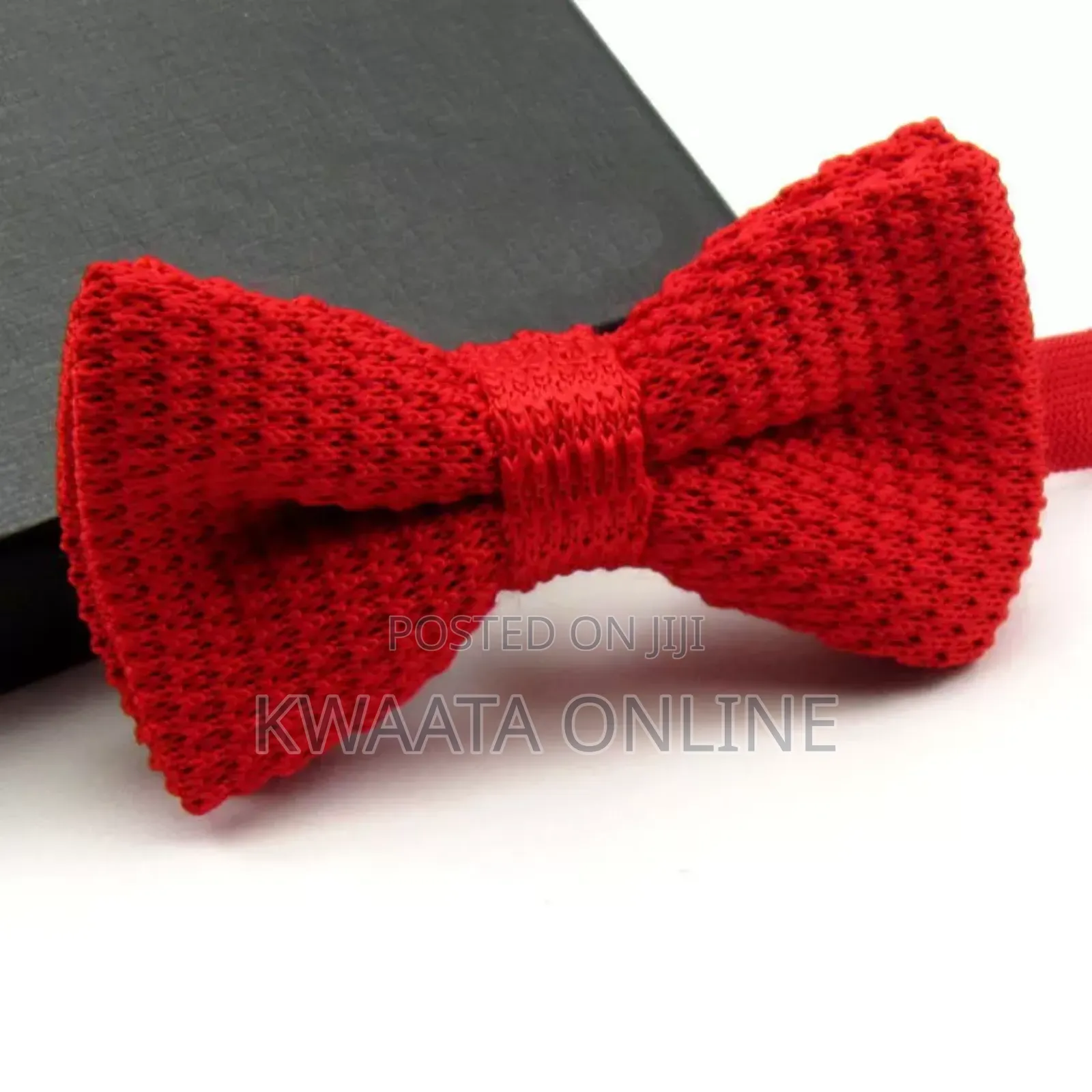 Men Solid Knitted Pre-Tied Bowtie Formal Party Bow Tie