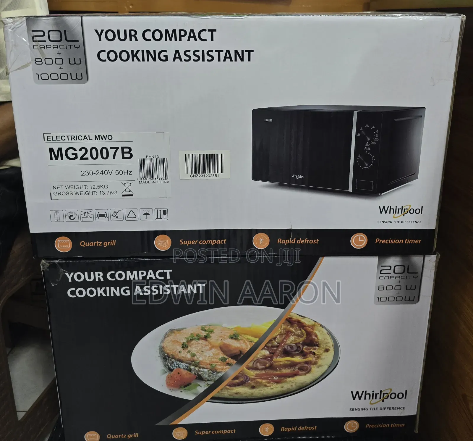 Whirlpool Microwave 20l With Grill