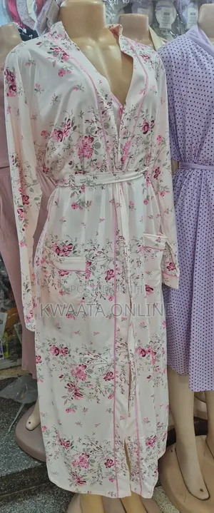 Long Cotton Women Sleepwear