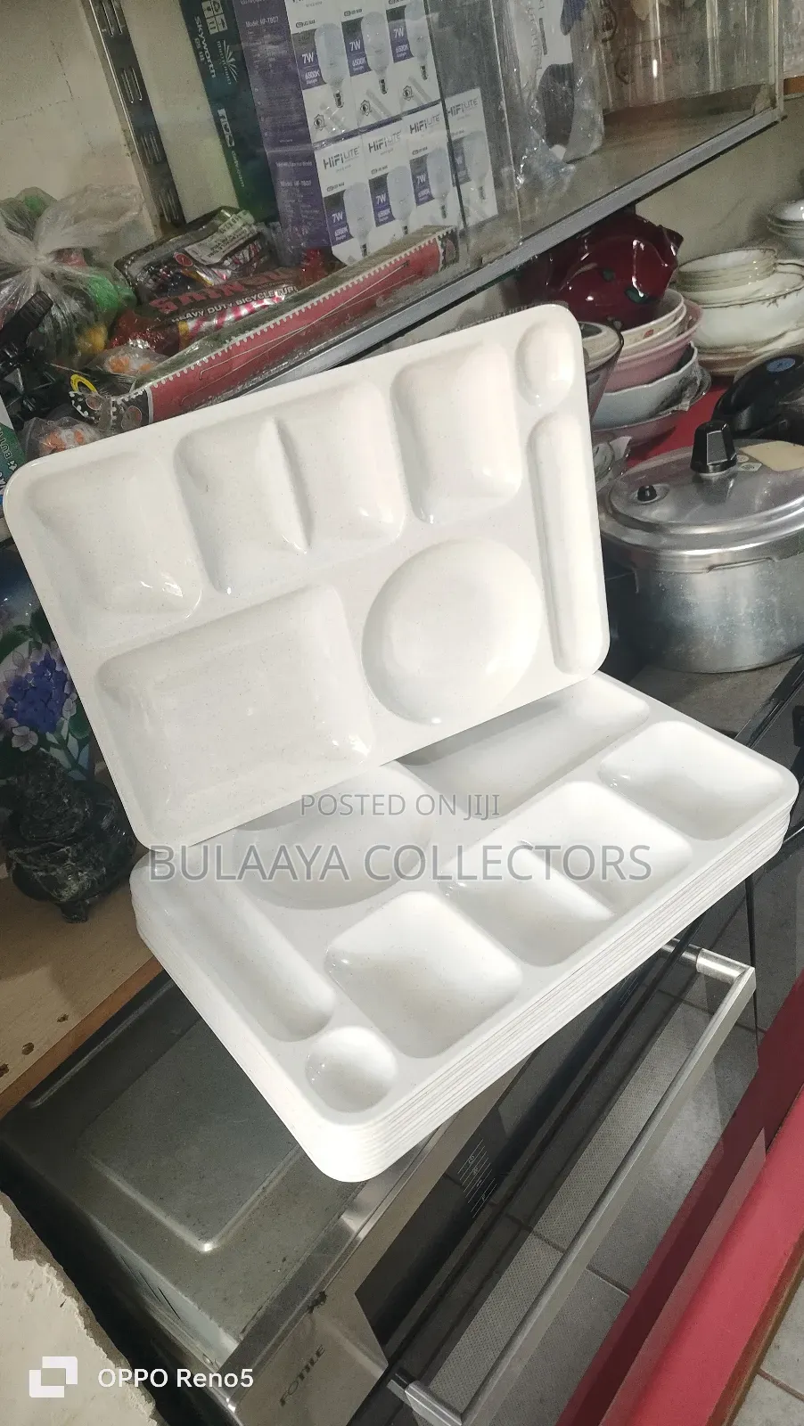 Uk Melamine Food Portion/ Sectioned Plates/ Cafeteria Trays