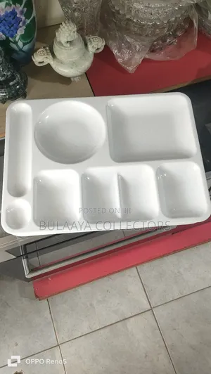 Uk Melamine Food Portion/ Sectioned Plates/ Cafeteria Trays