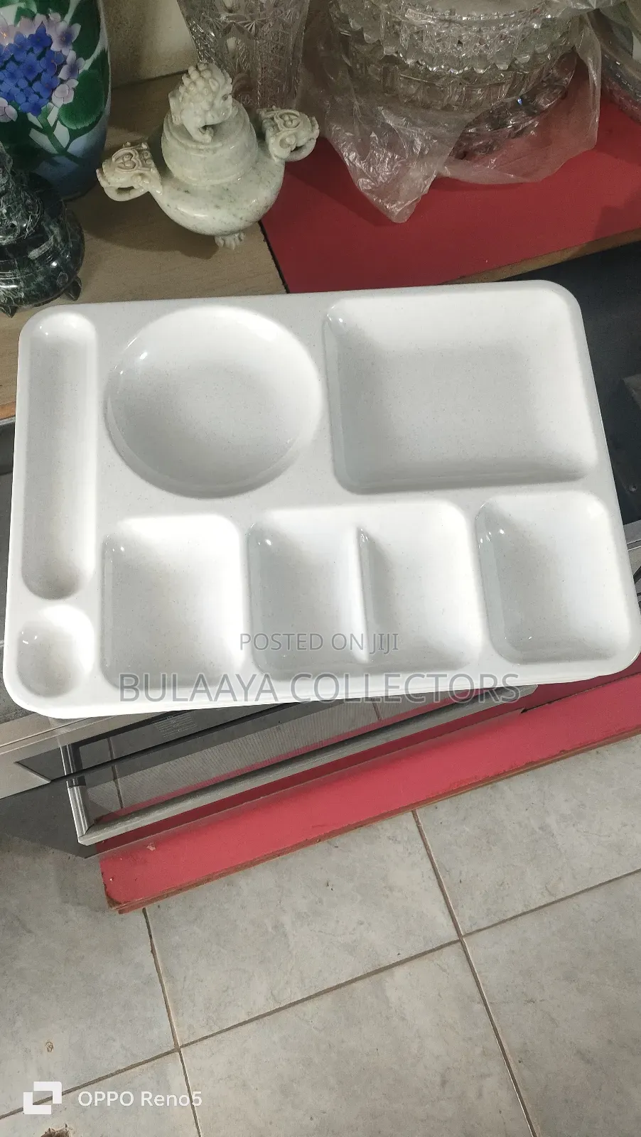 Uk Melamine Food Portion/ Sectioned Plates/ Cafeteria Trays
