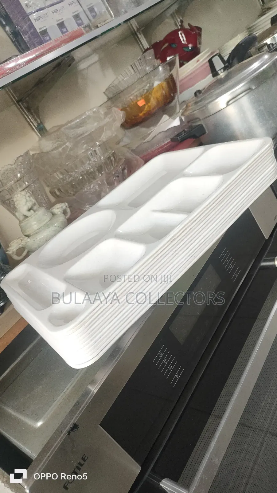 Uk Melamine Food Portion/ Sectioned Plates/ Cafeteria Trays