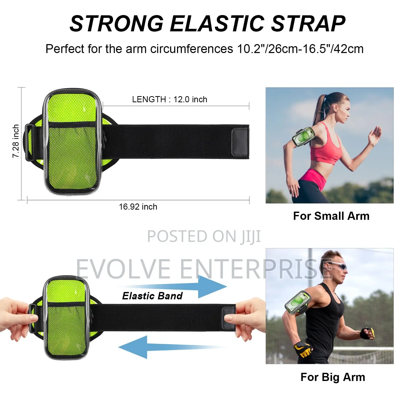 Clear Running Phone Holder Armband