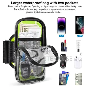 Clear Running Phone Holder Armband