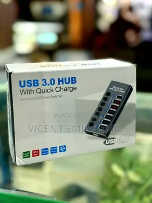 Usb Hub 3.0 6ports With Quick Charge