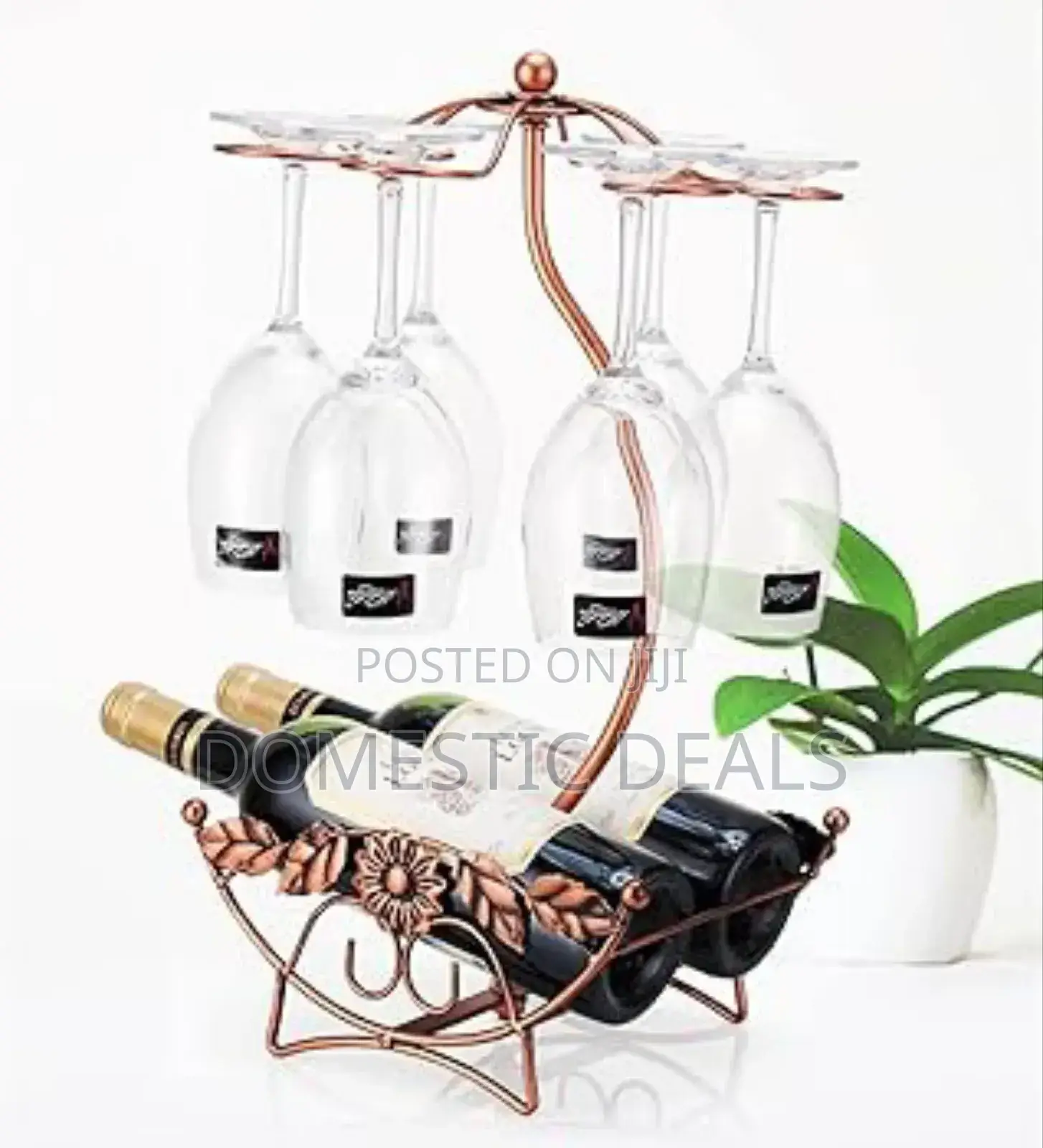 Lavish Craft Wine Bottle Glass Holder