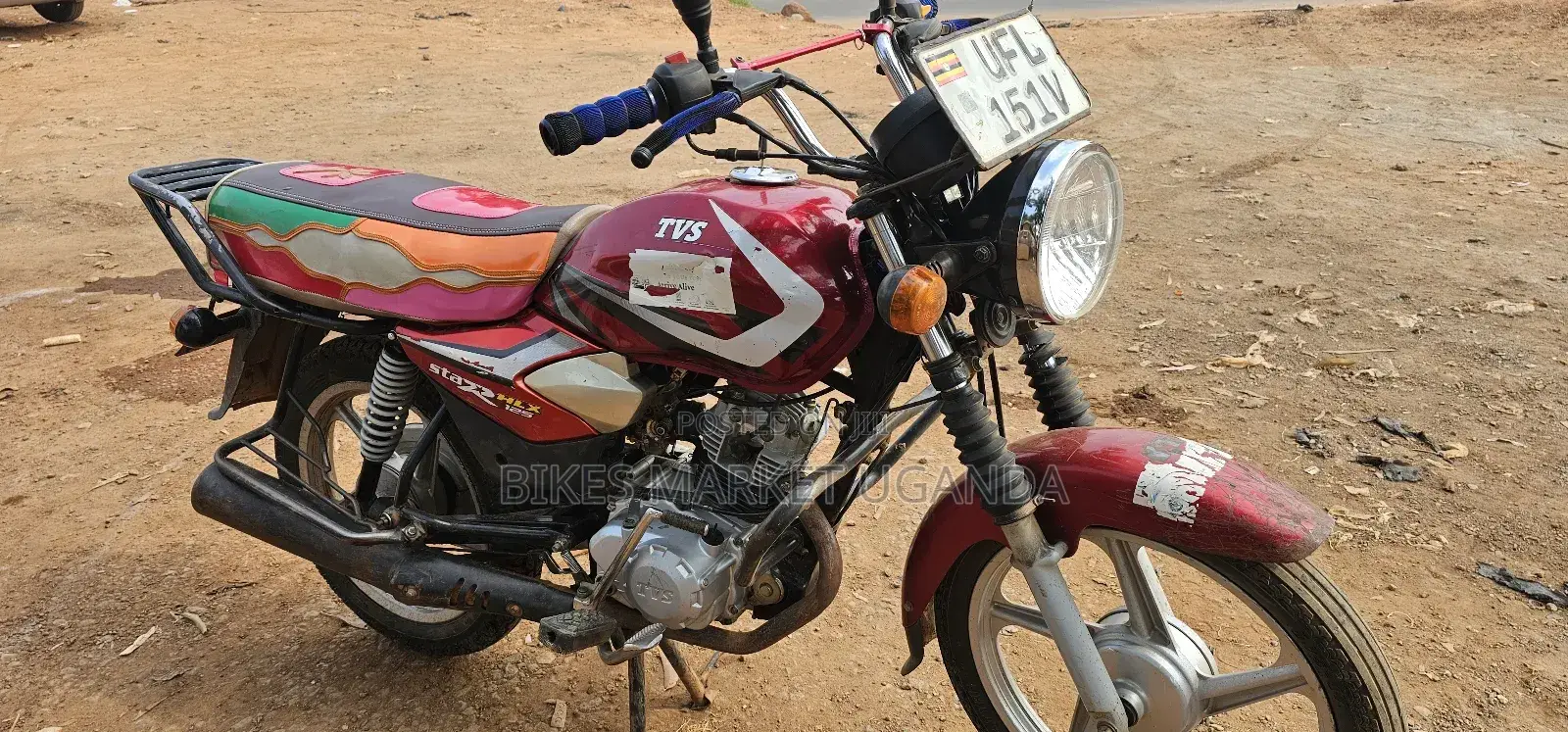 TVS HLX 125 2023 Red