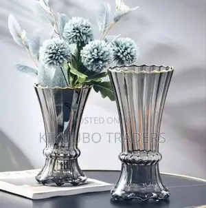 1pcs Clear Glass Flower Vase