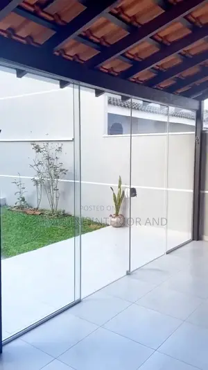 Modern Aluminium and Glass Sliding Door