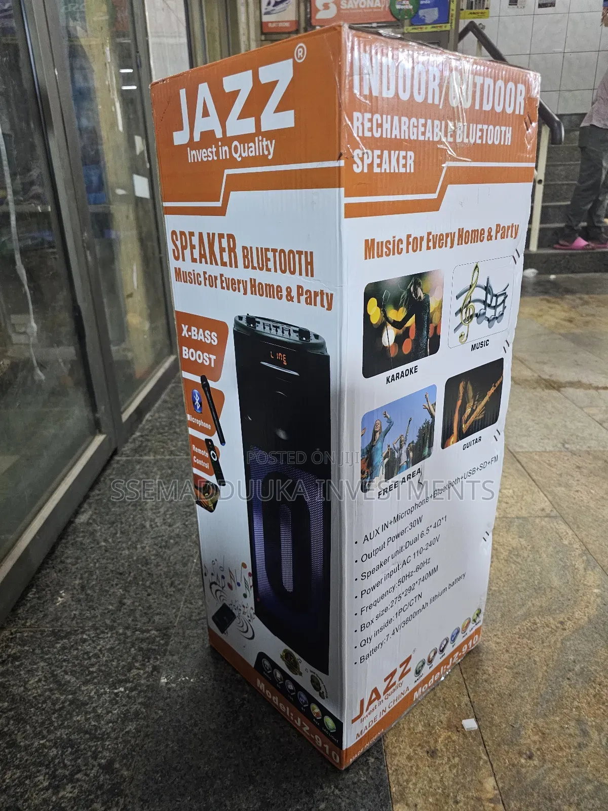 Jazz Jz- 910 Rechargeable Speaker
