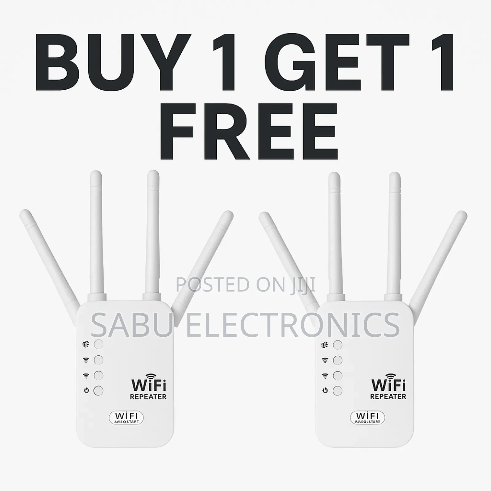Buy 1 Get 1 Free –300mbps Wifi Repeater- Wifi Extender