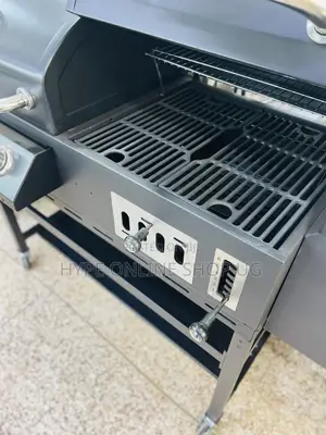 Both Gas and Charcoal BBQ Grill Machine