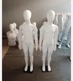 Fiber White 48 Inch Kids Standing Dummies