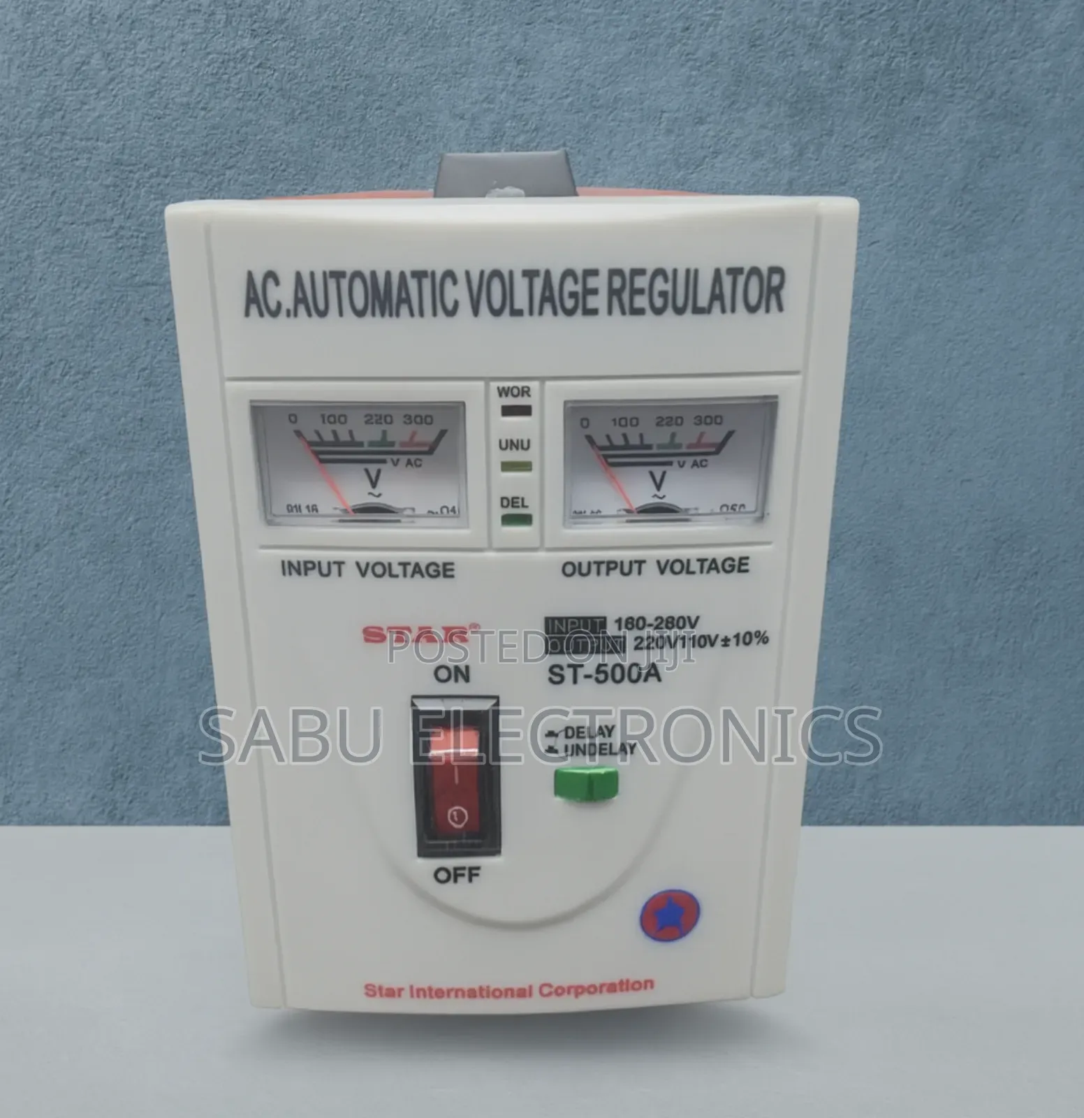Best Star 500va Voltage Stabilizer – Dual Meter Display