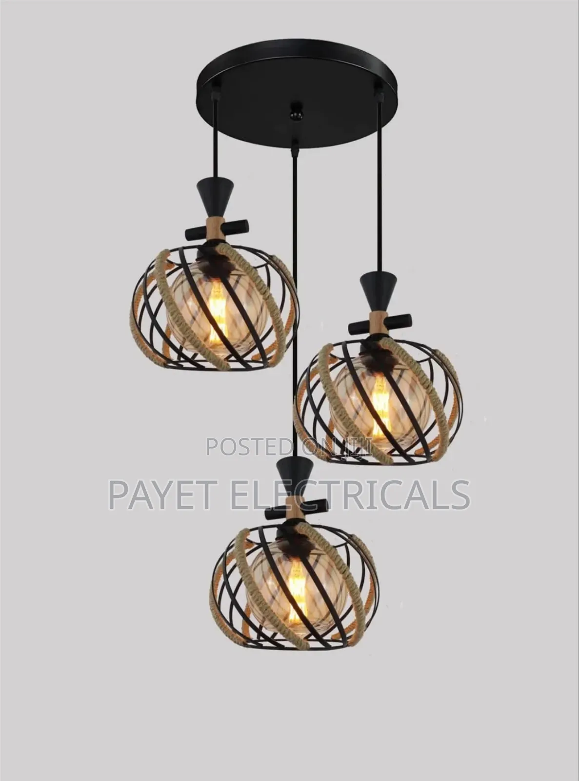 3in1 Decorative Pendant Chandelier