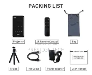 Borrego Bp09 Portable Mini Projector Dlp 4k Uhd