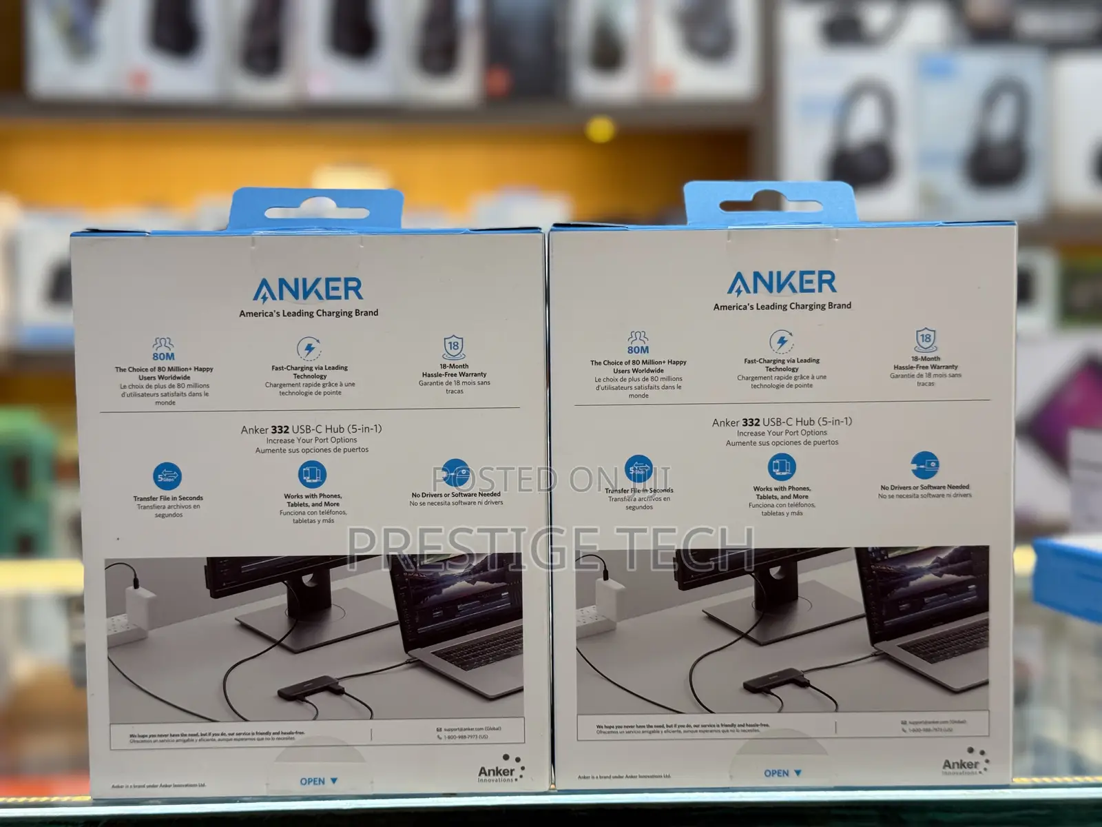 Anker 332 5in1 Usb C Hub (5-in-1) Type C Hub