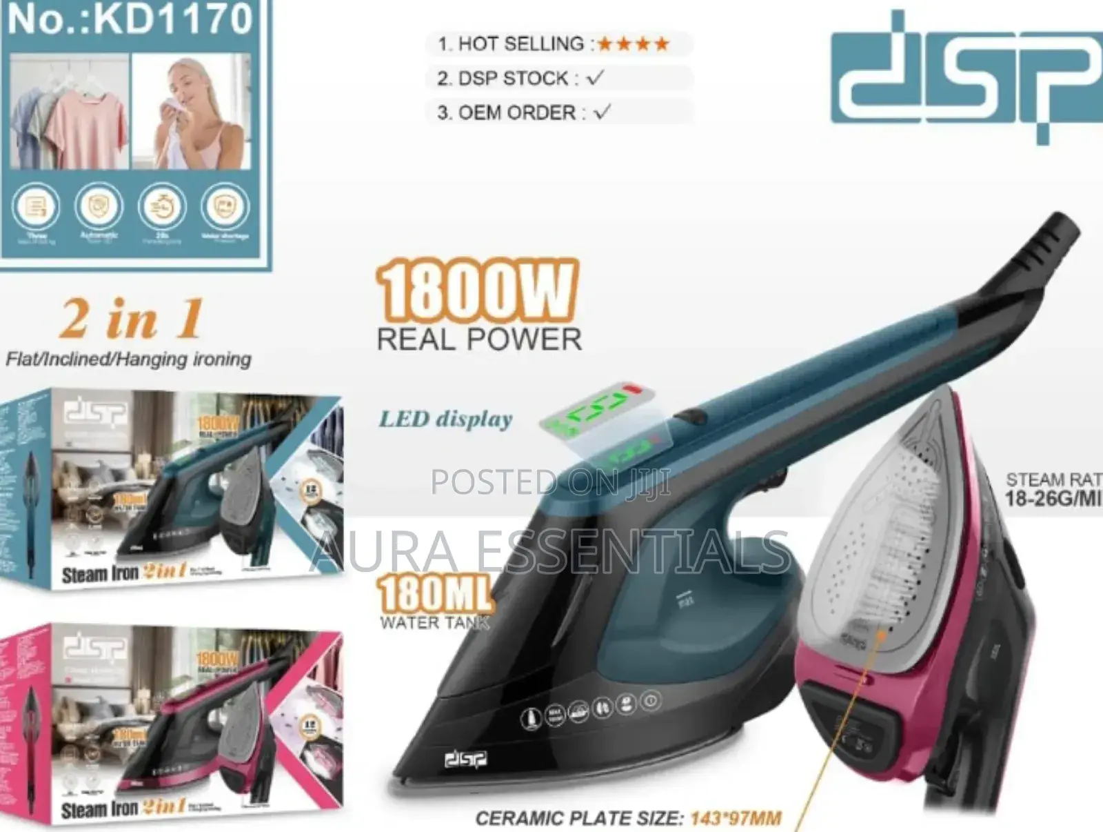 DSP 2-in-1 Ultimate Steam Iron