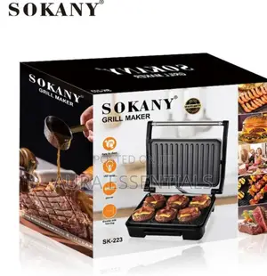 Sokany Sk-223 750w Electric Panini Press Grill