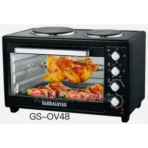 48l Global Star Electric Oven With Rotisserie Hot Plate