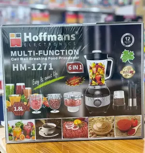 Hoffmans 6in1 Multifunctional Blender Hm-1271/Hoffmans Blender