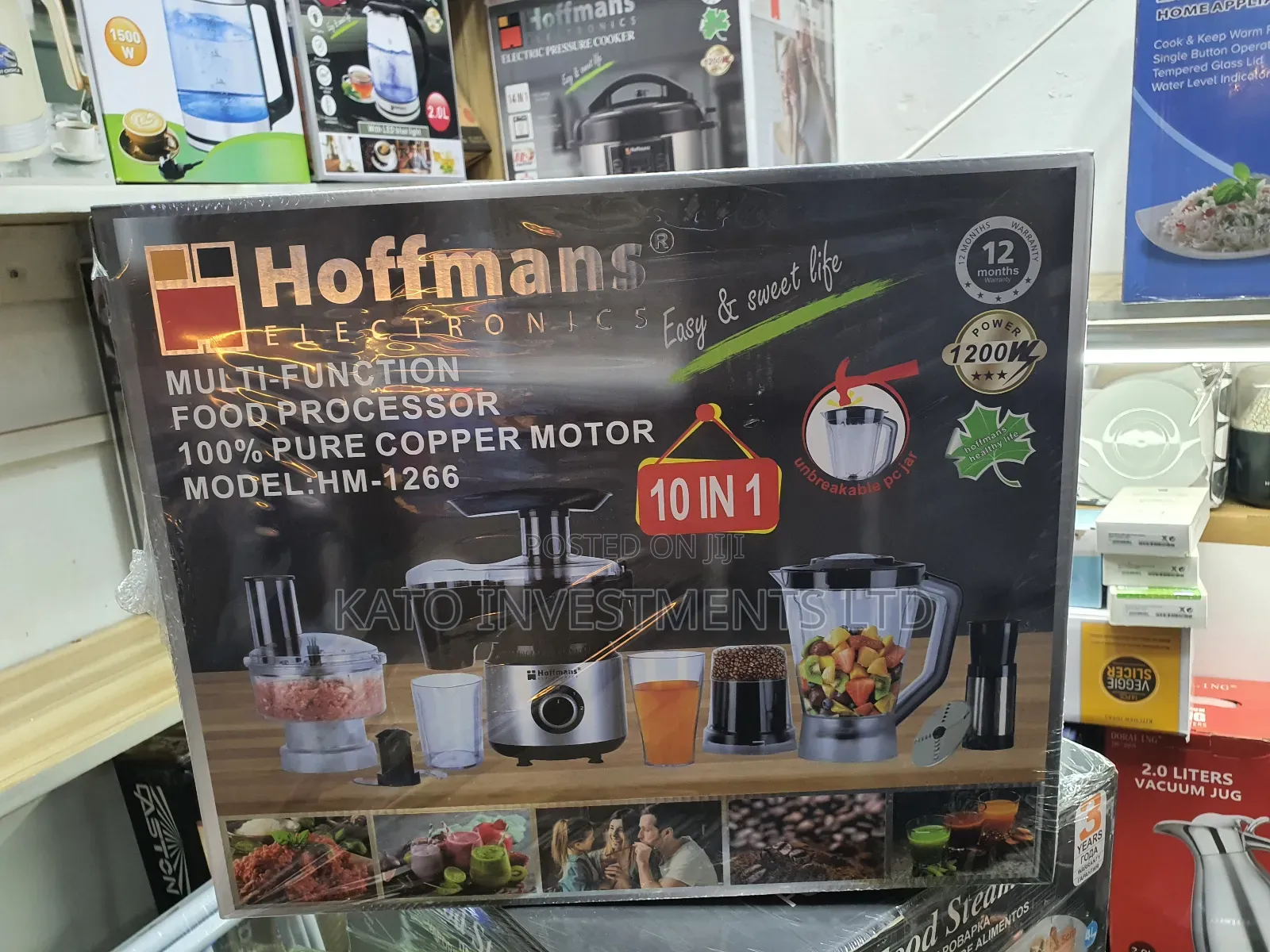 Hoffmans 10 In 1 Multi-function Food Processor