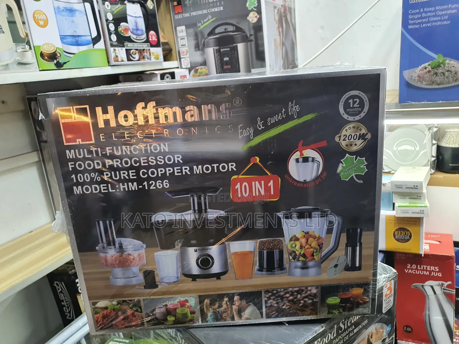 Hoffmans 10 In 1 Multi-function Food Processor