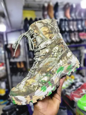 Green Army Boots