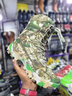 Green Army Boots