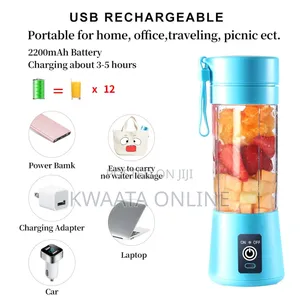 Portable Blender Cup,Electric Usb Rechargeble Juicer Blender
