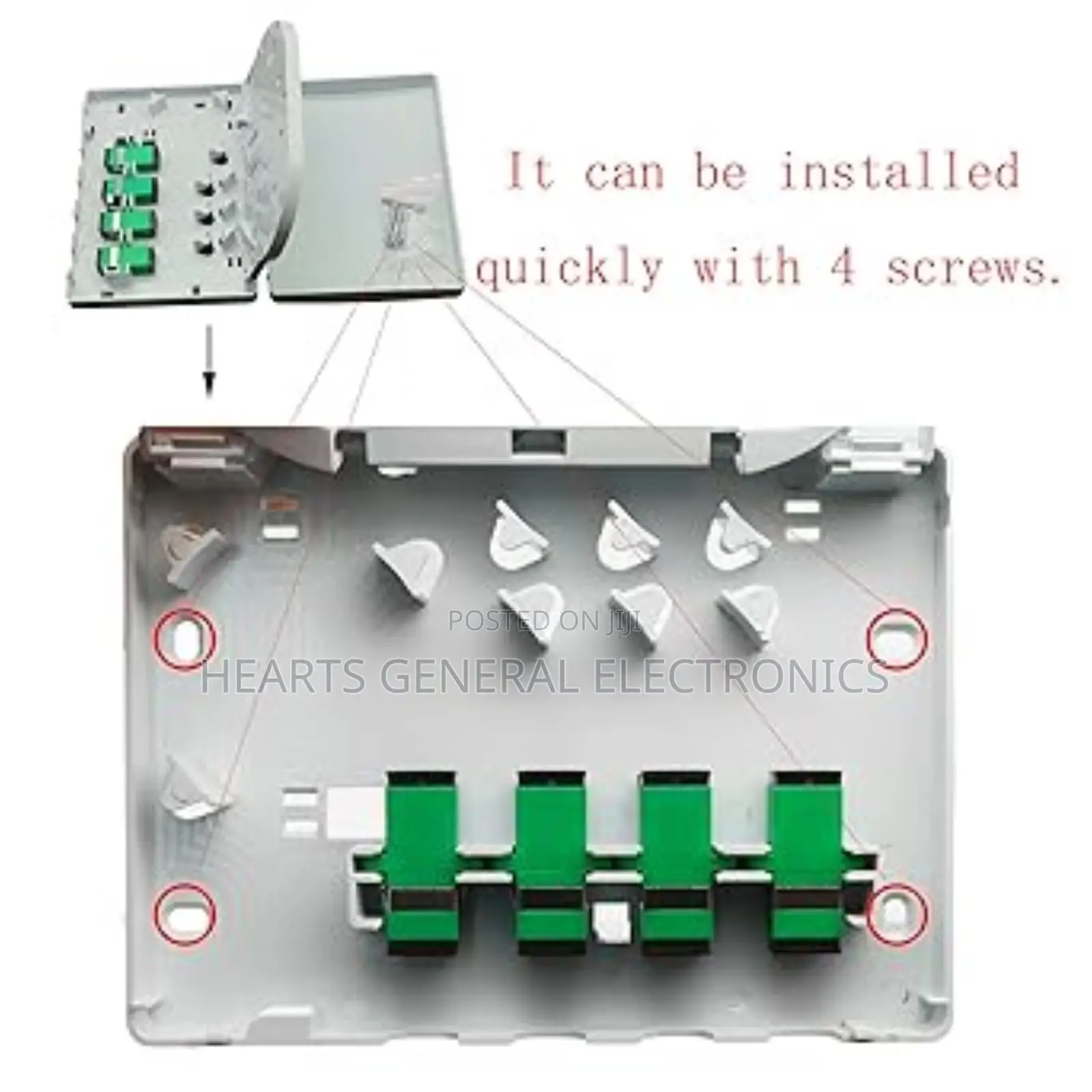 Fiber Optic Termination Box 4port