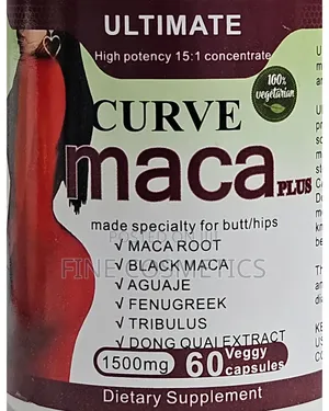Ultimate Curve Maca Plus 1500mg Hip+Butt Enlargement 60pills