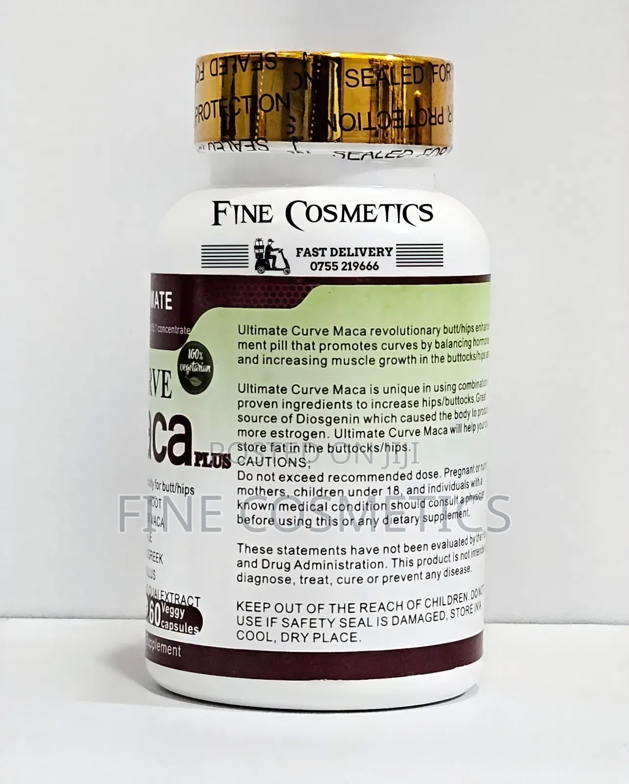 Ultimate Curve Maca Plus 1500mg Hip+Butt Enlargement 60pills