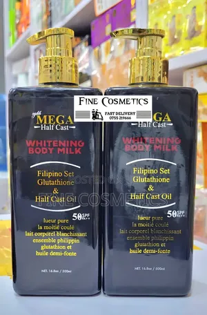 Mega Half Cast Whitening Milk Lotion Wiz Glutathion+Filipino