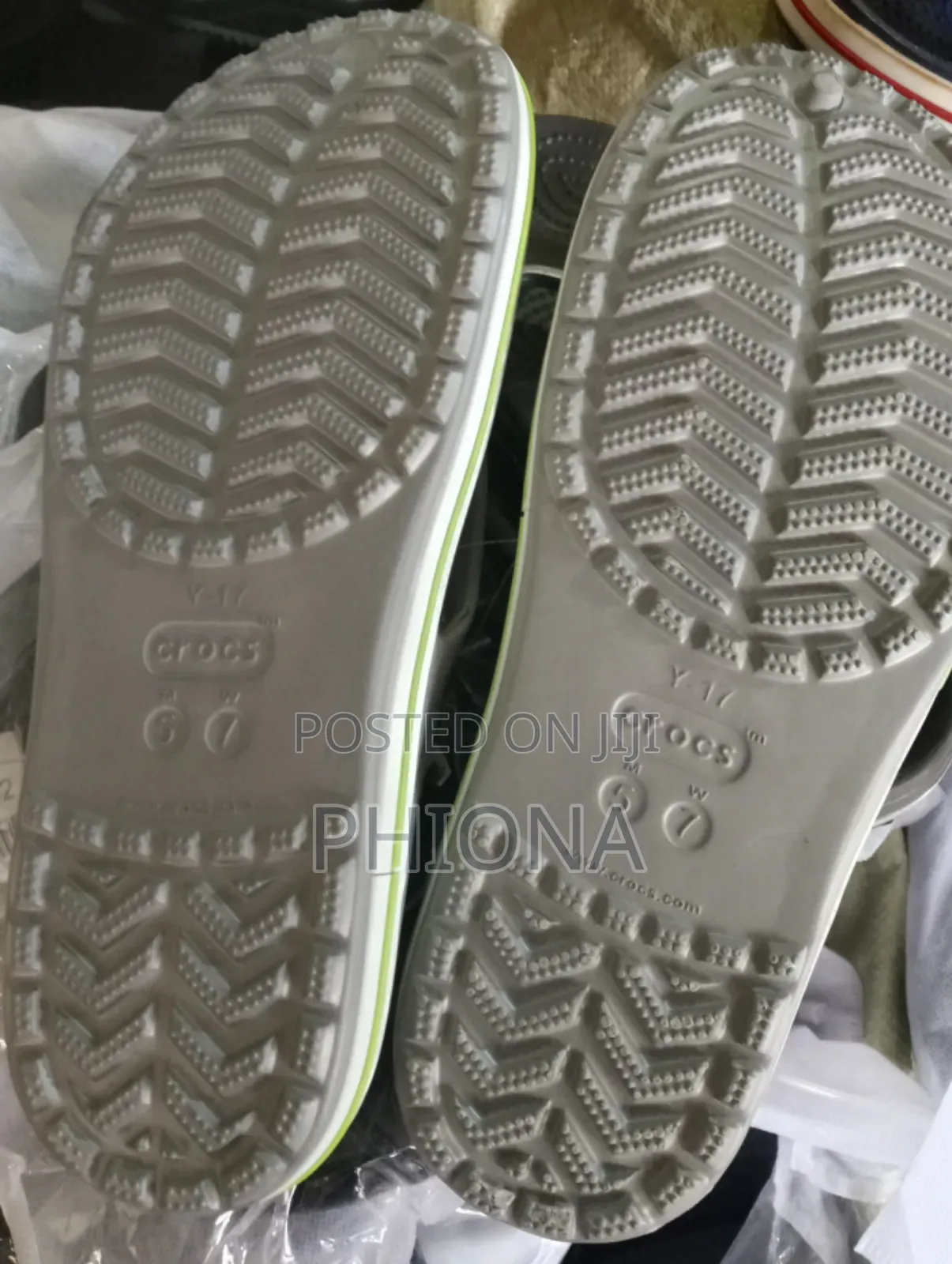 Ladies Open Grey Crocks