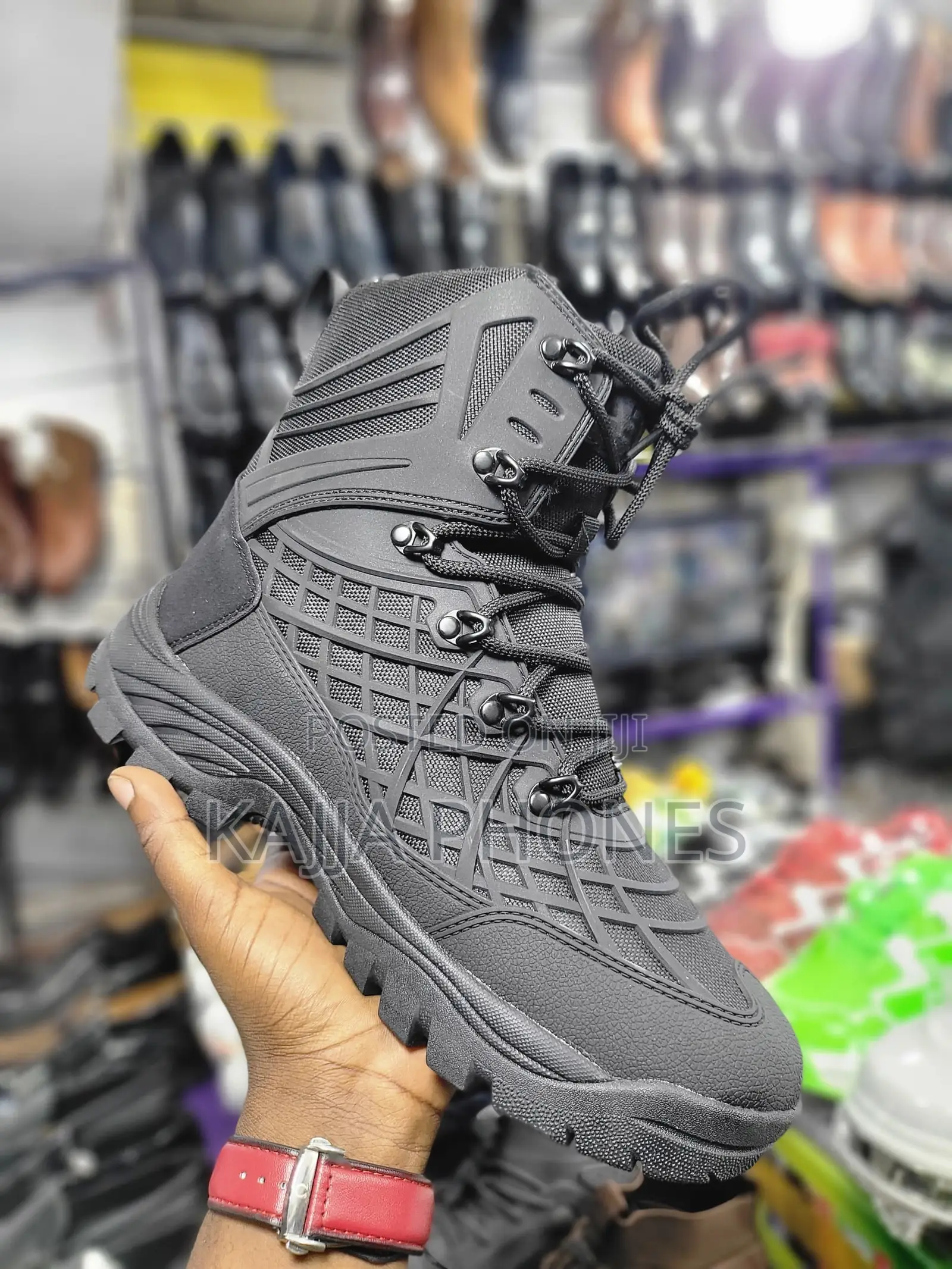Black Military Boots