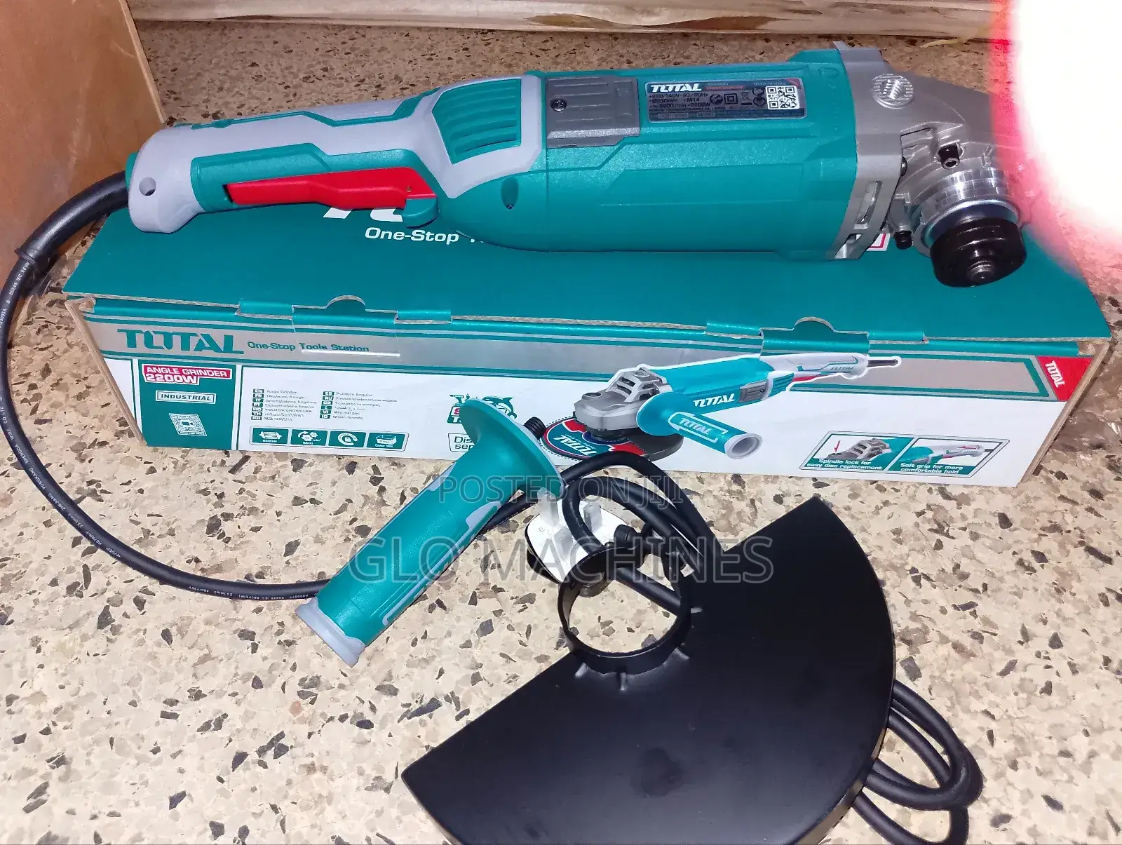 Total 9 Inches Angle Grinder