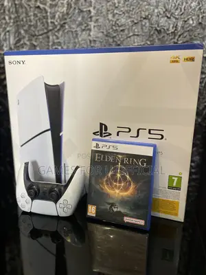 Elden Ring Cd With Playstation 5 Slim Disc Console Fxt New*