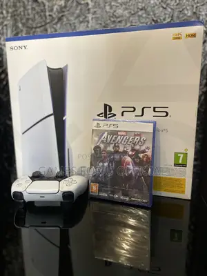 Ps5 Slim Disc Edition With Avengers Cd Ps5 Fxt New*