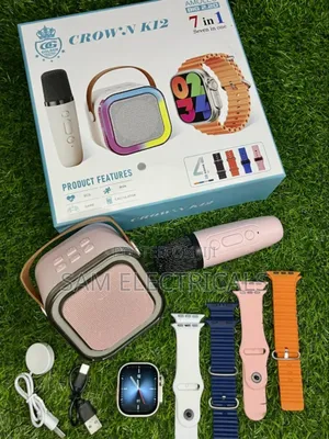 Crown 7in1 Smartwatch / Karaoke Speaker