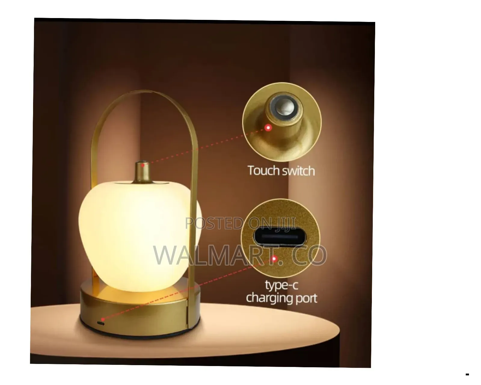 Rechargeable Apple Desk Lamp