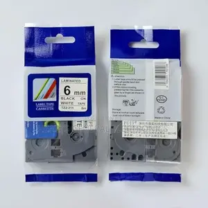 Brother Tz2-211 Label Printer Tape ( Black on White 6mm)