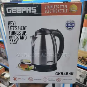 Stainless Steel Electric Water Kettle Geepas 1.8l