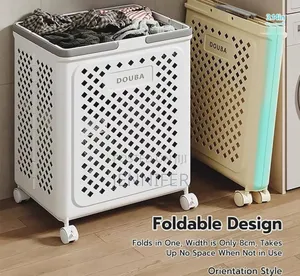 Foldable Plastic Laundry Basket