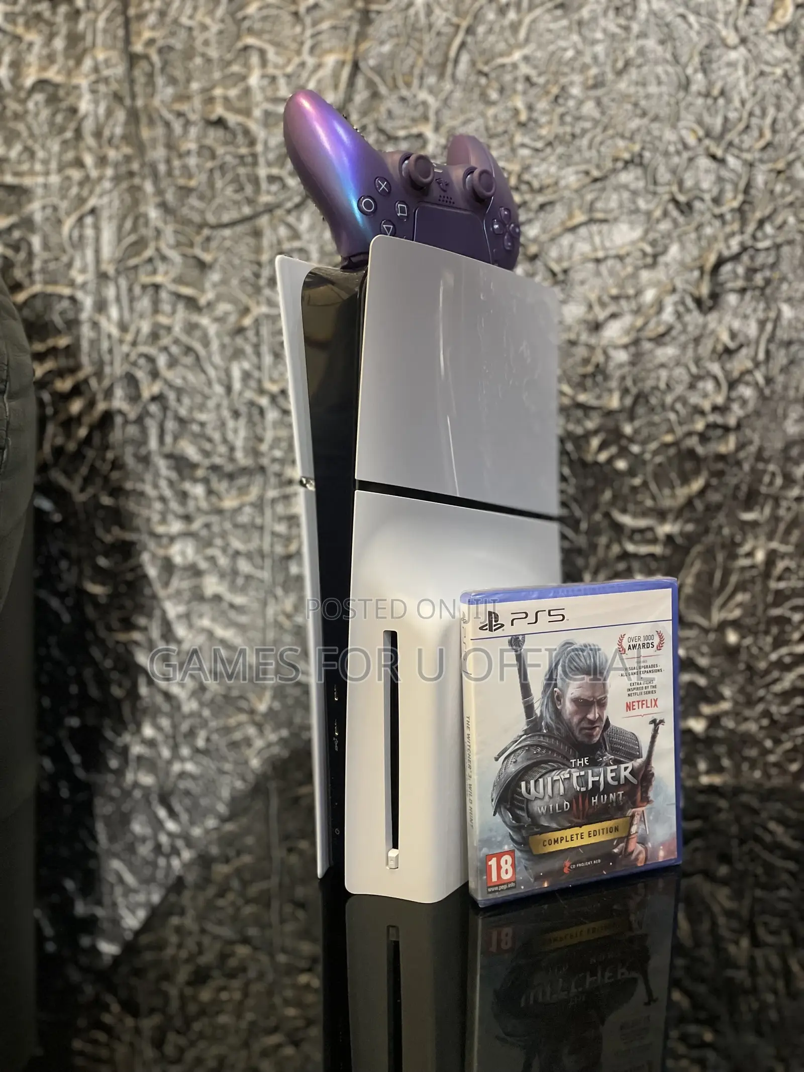 Ps5 Slim Disc Code White 1 Pad