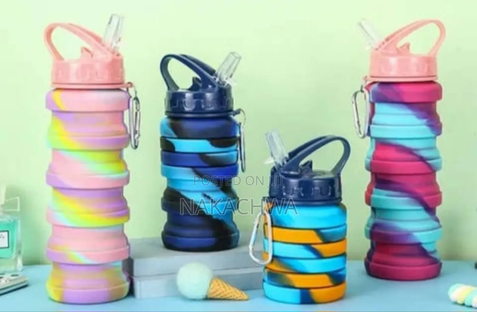 Silcon Foldable Water Bottles