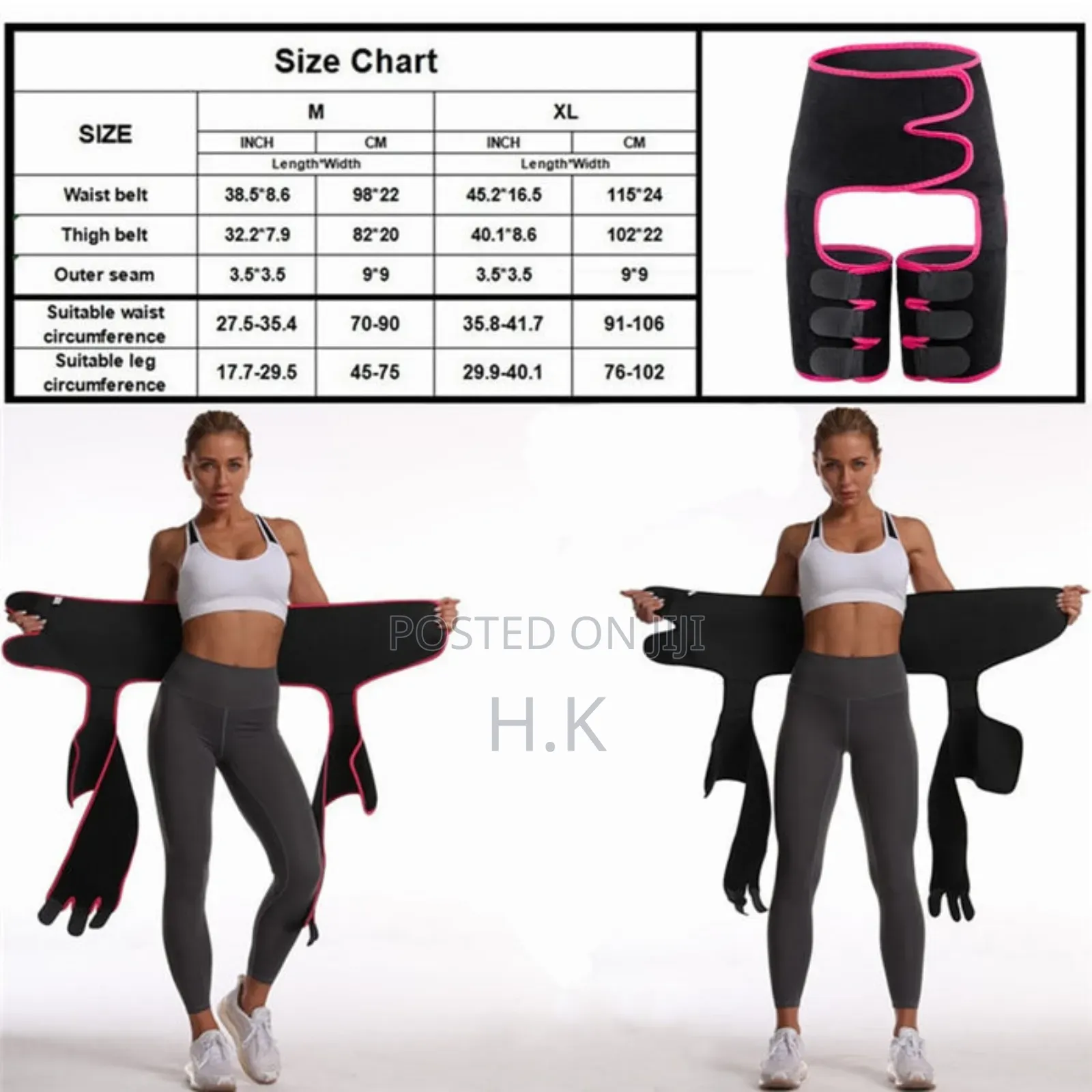 Adjustable One Piece Waist Band.